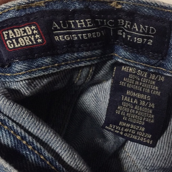 Faded Glory Jeans 38/34 - Picture 2 of 3